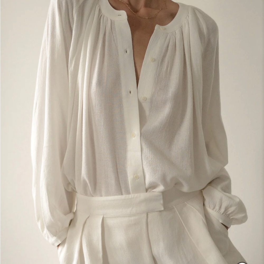 NWT Jenni Kayne Willow Long Sleeve Blouse